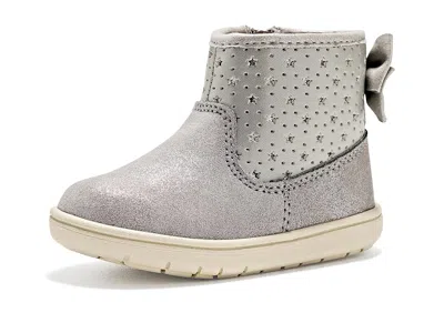Stride Rite Srt Estrella Boots (toddler/little Kid) Girls Shoes Silver: 5.5 Toddler M, Leather