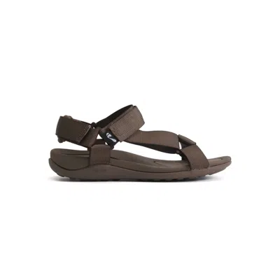 Strive Women's Drift Adjustable Sandal In Chocolate In Gold