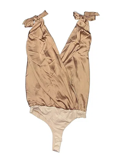 Pre-owned Strut & Bolt Bodysuit In Brown