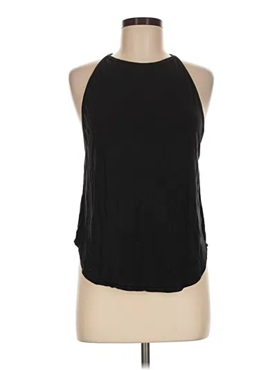Pre-owned Strut This Tank Top Black Halter Neckline Tops