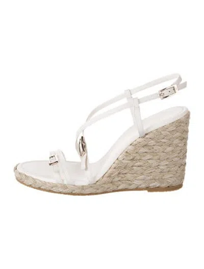 Pre-owned Stuart Weitzman Leather Espadrilles In Multicolor