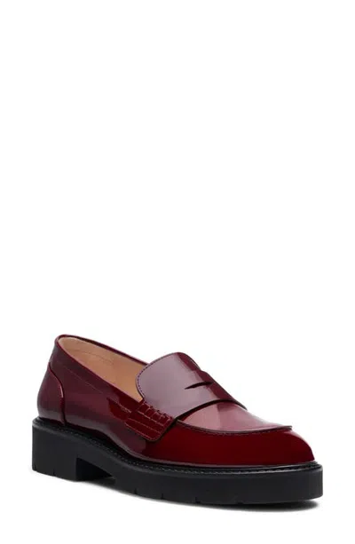 Stuart Weitzman Mylee Loafer In Purple