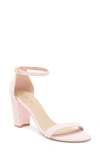 Stuart Weitzman Nearlynude Ankle Strap Sandal In Cotton Candy