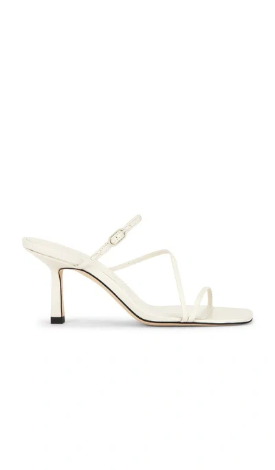 Studio Amelia Bias Wrap 70 Heel In Cream
