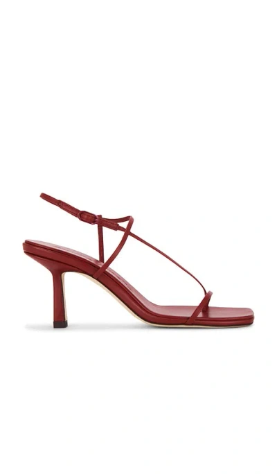 Studio Amelia Cross Front 70 Heel In Cabernet