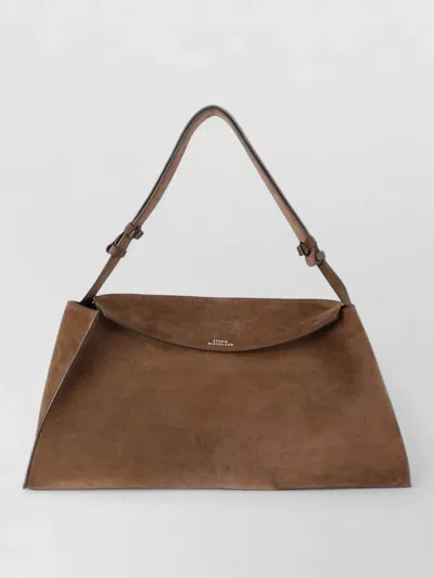 Studio Nicholson Folded Suede Tote Shoulder Bag Strap