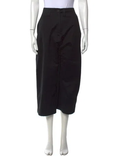 Pre-owned Studio Nicholson Wide Leg Pants In Black