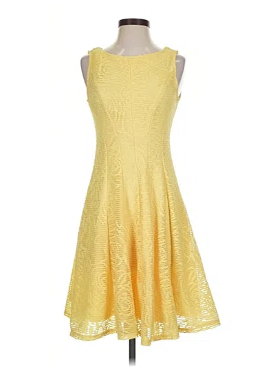 Pre-owned Studio One Cocktail Dress In Yellow