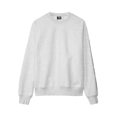 Pre-owned Stussy Sport App. Crew 'ash Heather' In Grey