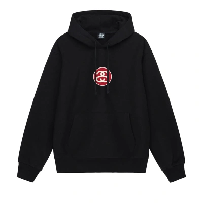 Pre-owned Stussy Ss-link Hoodie 'black'