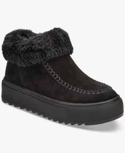 Style & Co Kamillaa Suede Platform Round-toe Booties, Macy's Exclusive In Multi