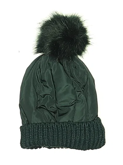 Pre-owned Stylus Beanie Hat In Green