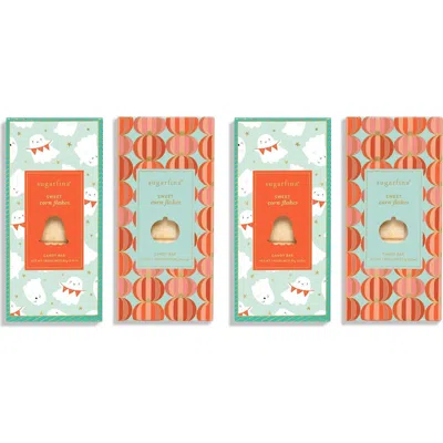 Sugarfina 4-piece Sweet Corn Flakes Candy Bar Set In Blue
