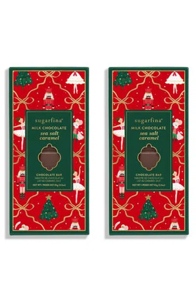 Sugarfina Set Of 2 Milk Chocolate Sea Salt Caramel Bars In No Color