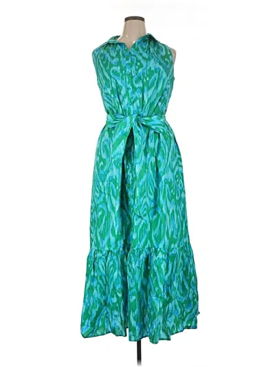 Pre-owned Sugarlips Casual Dress In Teal