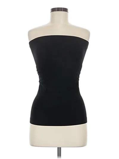 Pre-owned Sugarlips Sleeveless Top Black Strapless Neckline Tops