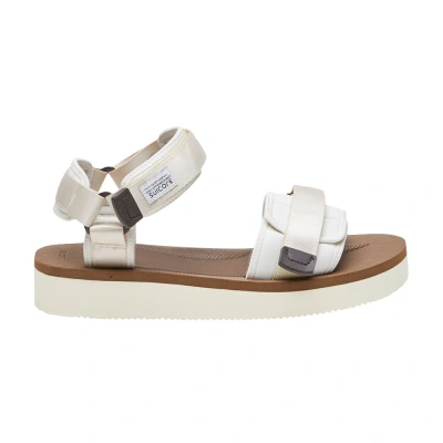 Pre-owned Suicoke Cel-po 'ivory Brown' In Cream