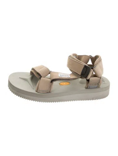 Pre-owned Suicoke Rubber Slingback Sandals In Neutrals