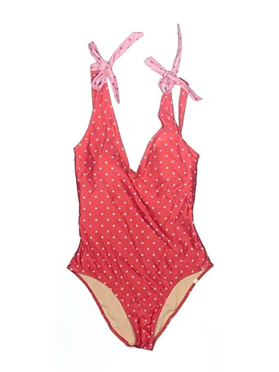 Pre-owned Summersalt One Piece Swimsuit In Red