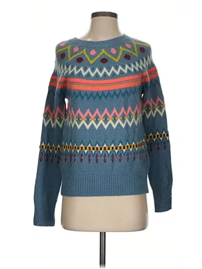 Pre-owned Sundance Pullover Sweater In Blue