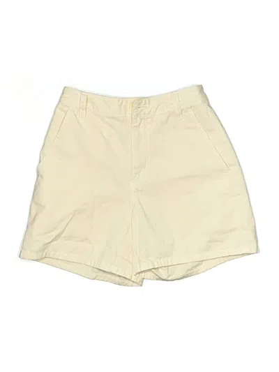 Pre-owned Sun-deh Khaki Shorts In Ivory