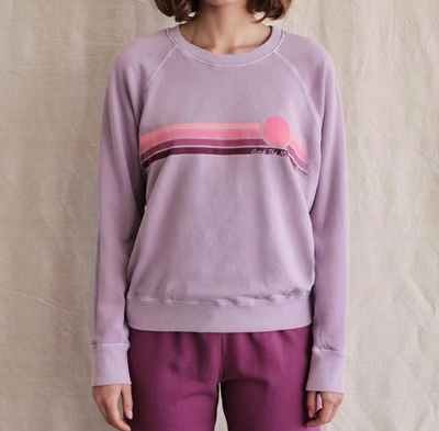 Sundry Rainbow Sweatshirt In Lavender In Purple