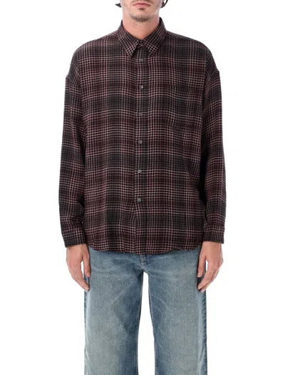 Sunflower Plaid Button-up Shirt In Rosa