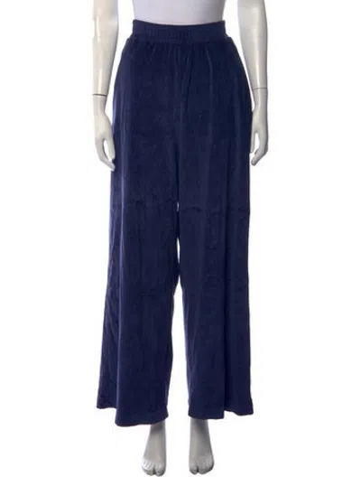Pre-owned Sunnei Wide Leg Pants In Blue