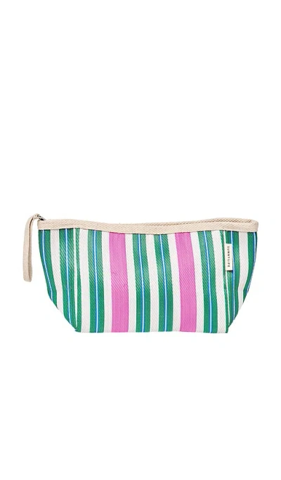 Sunnylife Recycled Nylon Pouch In Seagrass Green Multi