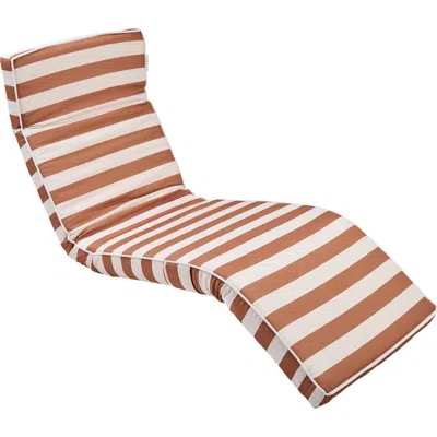 Sunnylife Tierra Clay Stripe The Lounger Chair In Animal Print