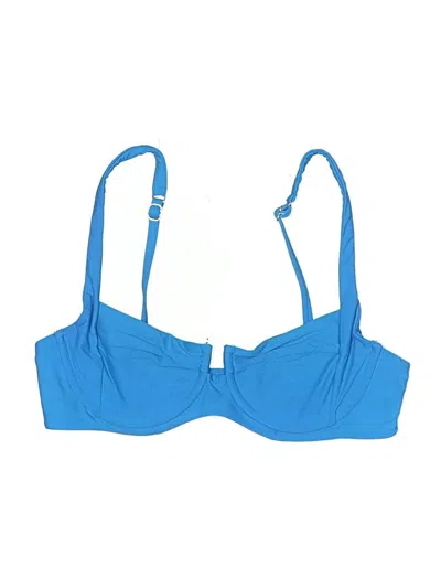 Pre-owned Sunsets Swimsuit Top Blue Swimwear