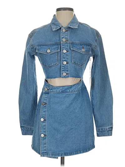 Pre-owned Superdown Casual Dress In Blue