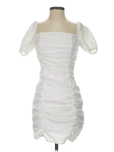Pre-owned Superdown Cocktail Dress In White