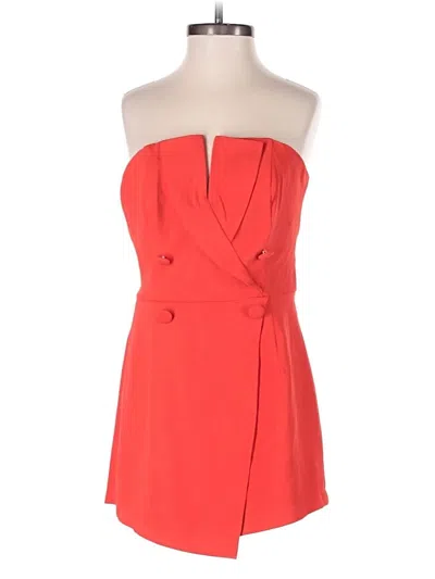 Pre-owned Superdown Romper In Red