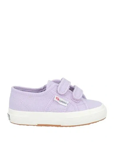 Superga Cotjstrap Classic Toddler Sneakers Light Purple Size 10.5c Textile Fibers In Purple