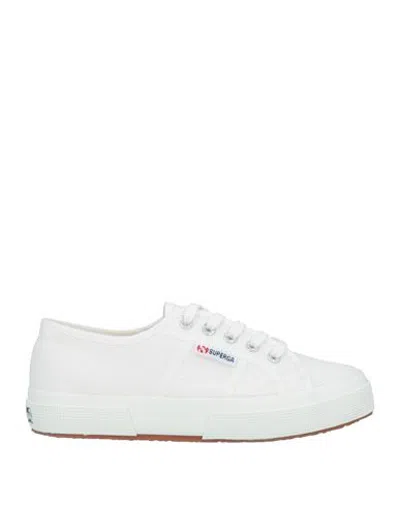 Superga Woman Sneakers Off White Size 9.5 Textile Fibers