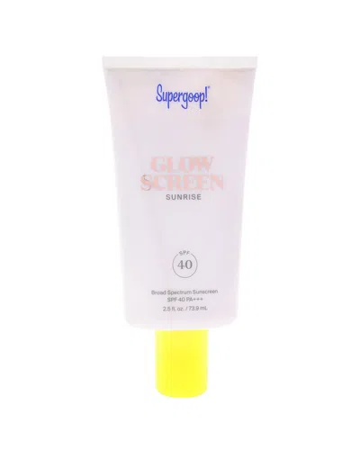 Supergoop 2.5oz Glowscreen Spf 40 Pa Plus - Sunrise Sunscreen In Transparent