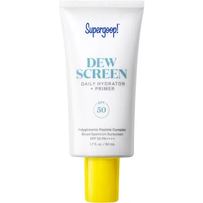 Supergoop ! Dewscreen Daily Hydrator + Primer Spf 50 In Transparent