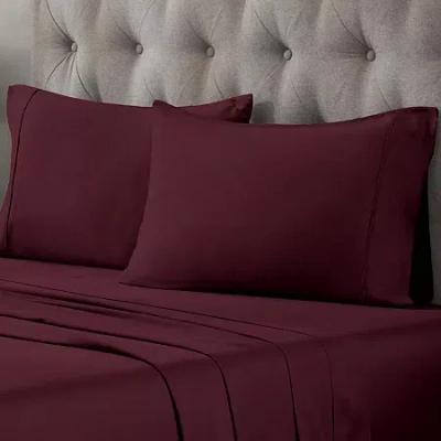 Superior Egyptian Cotton Blend Durable Soft 400tc Pillowcase In Purple