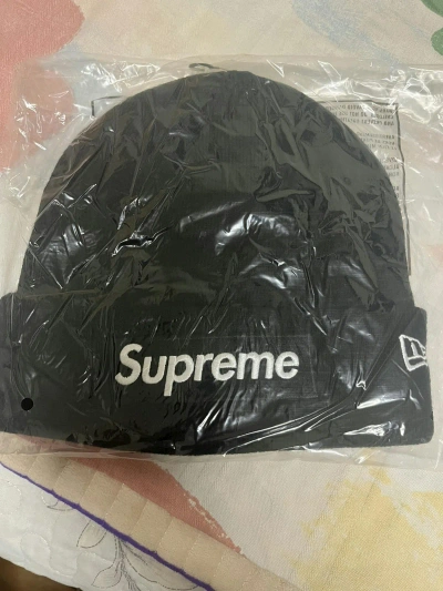 Pre-owned Supreme Beanie Fw21 In Black