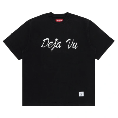 Pre-owned Supreme D�j� Vu Short-sleeve Top 'black'