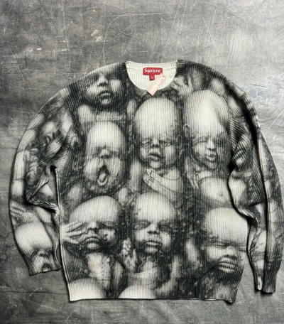 Pre-owned Supreme H.r. Giger Sweater In Multicolor