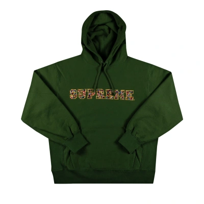 Pre-owned Supreme Jewels Hooded Sweatshirt 'green'