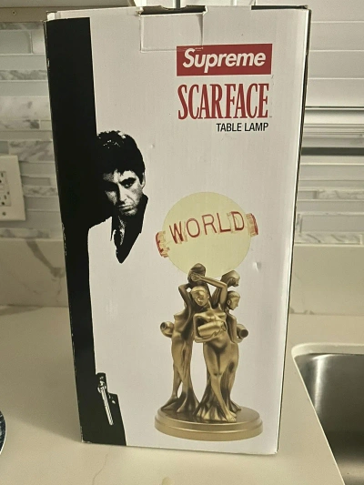 Pre-owned Supreme Scarface Lamp In Gold