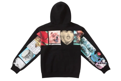 Pre-owned Supreme Spread Zip Up Hooded Sweatshirt Black