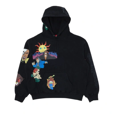 Pre-owned Supreme Sunrise Hooded Sweatshirt 'black'