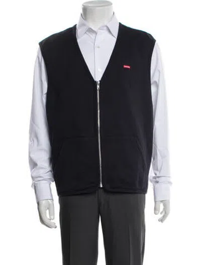 Pre-owned Supreme Vest In Blue