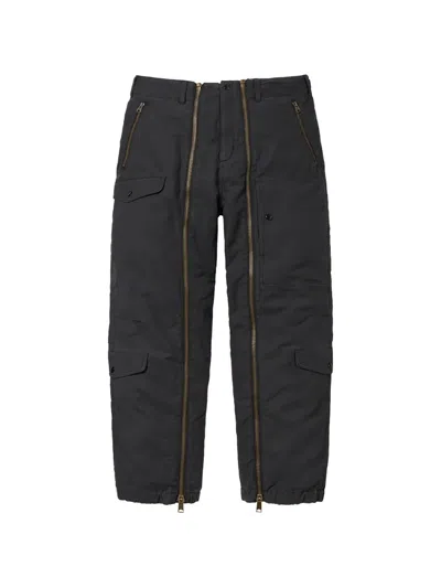 Supreme X Alpha Industries Flight Cargo Pants In Black
