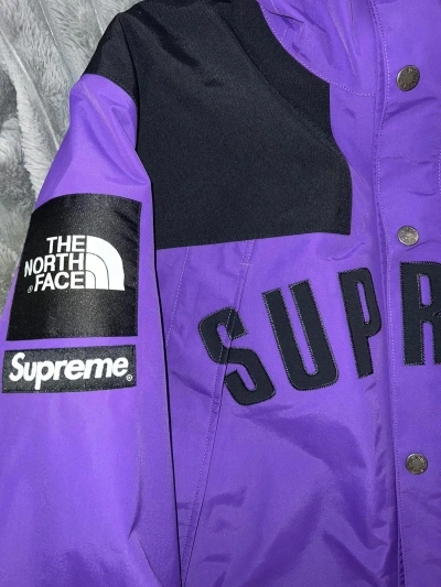 Pre-owned Supreme X The North Face Supreme 2019 Ss North Face Arc Logo Mountain Parka Purple M