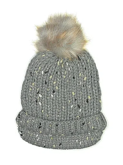 Pre-owned Surell Beanie Hat In Gray